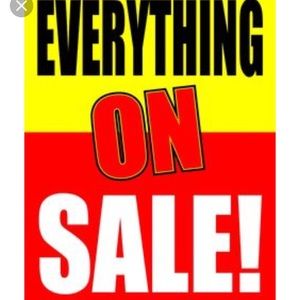 Everything in the closet is on sale this weekend!!
